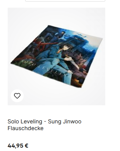 Solo Leveling Flanell-Decke